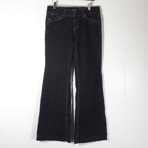 WHBM blanc dark gray wash flare size 4  jeans